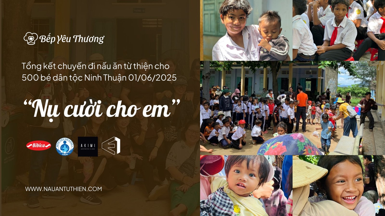 Chương trình “Nụ Cười Cho Em – 1/6 Yêu Thương” (1/6/2025)